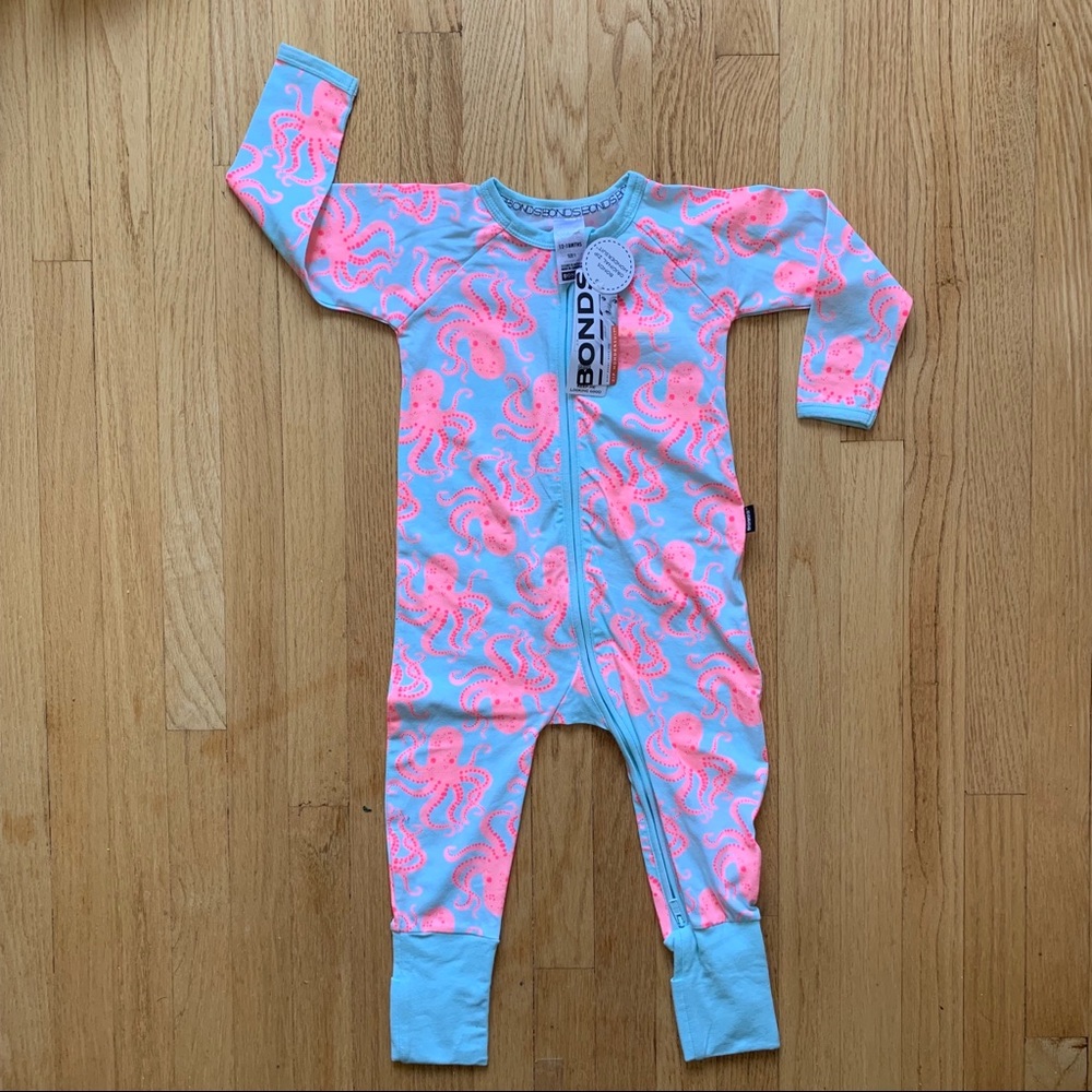 Bonds 12-18m Octopus Zippy Pajama Onesie